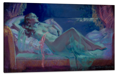 Reclining Nude, c.1933, Oil on Panel