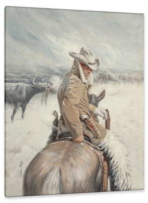 Four Texans North, Paperback Cover, c.1955, Oil on Board