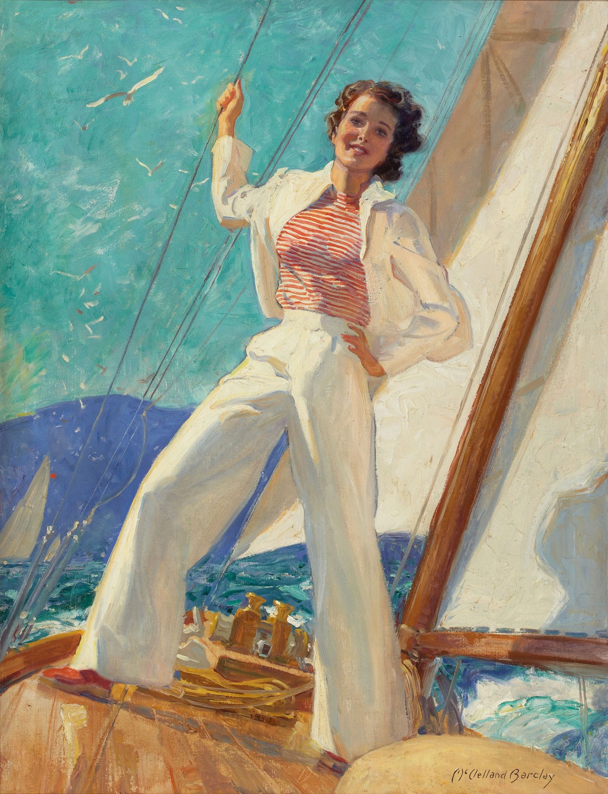 Pictorial Review Magazine Cover, c.1933, Oil on Canvas
