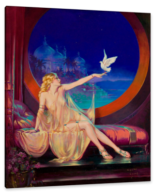 Sultana Calender Illustration, c.1925, Oil on Panel