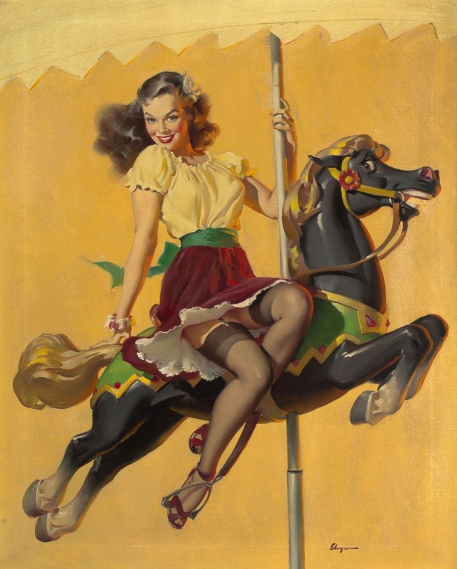 Let's Go Around Together, c.1948, Oil on Canvas