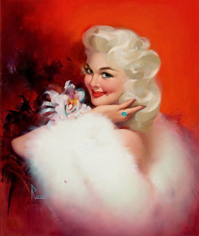 Platinum Blonde, c.1950, Oil on Canvas