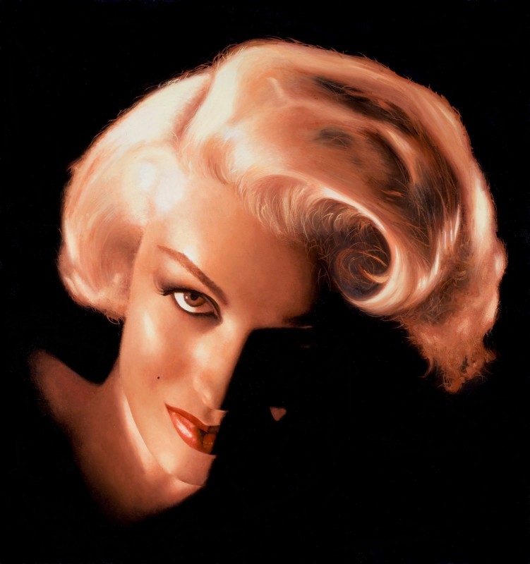 Marilyn Monroe, c.1986, Acrylic on Masonite