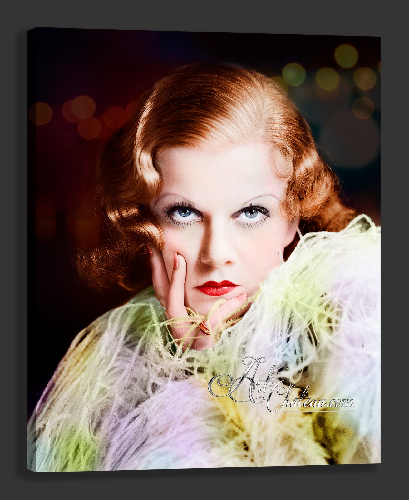 Jean Harlow, after Art Deco Photograph by George Hurrell
