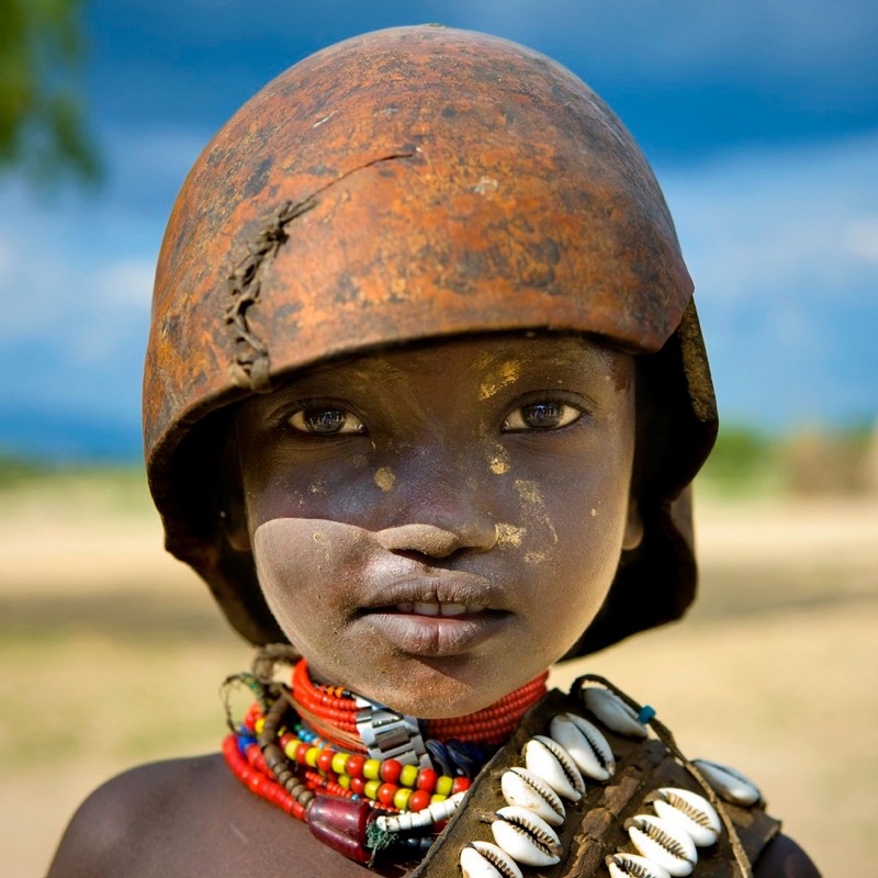 Erbore Child in the Omo Valley, Ethiopia, c.2009, On Photographic Paper
