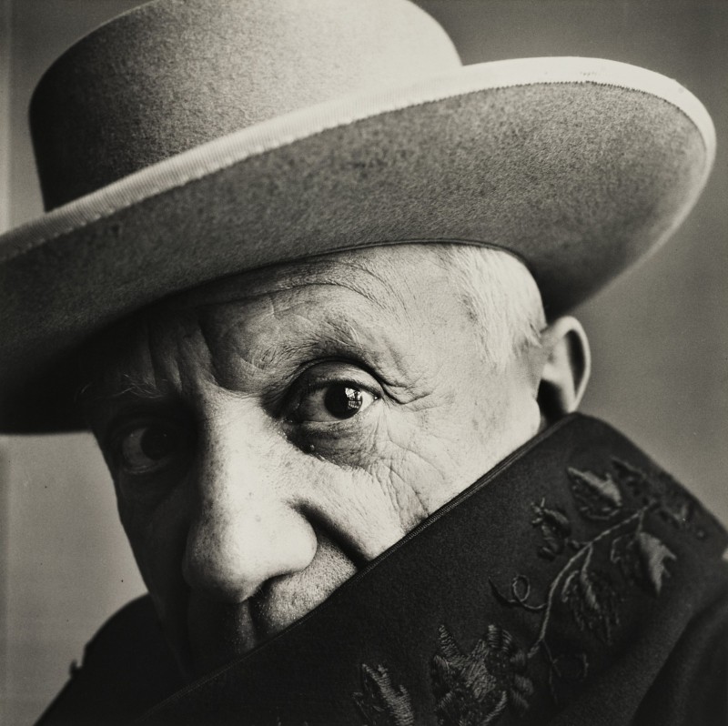 Picasso at the Cannes Film Festival, c.1957, Platinum-Palladium Print