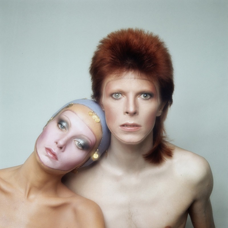 David Bowie and Twiggy Lawson, Pin Ups Album Cover, c.1973, Silver Gelatin Print