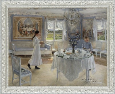 A Day of Celebration, after Painting by Fanny Brate