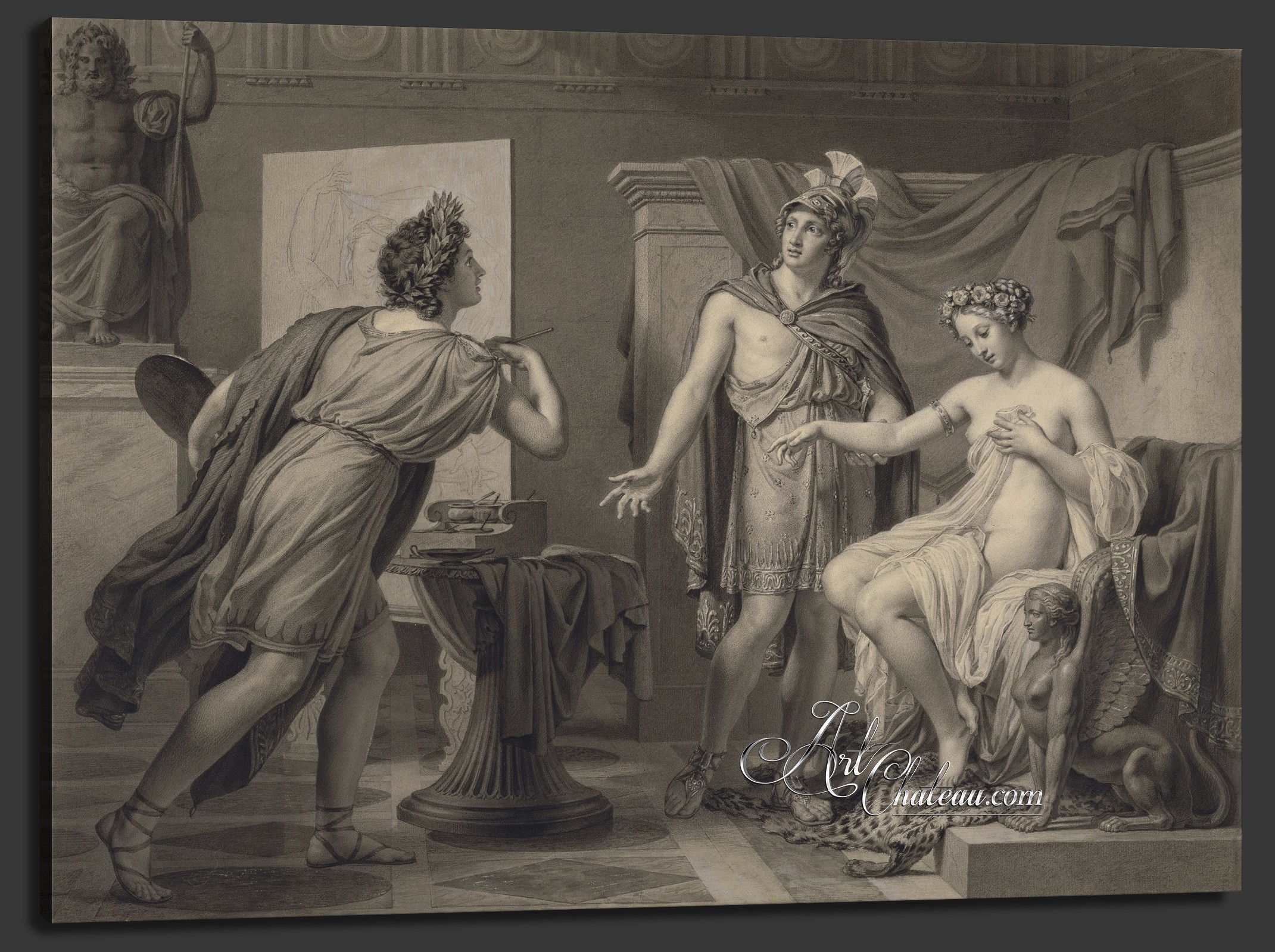 Alexander Ceding Campaspe to Apelles, after Jerome-Martin Langlois