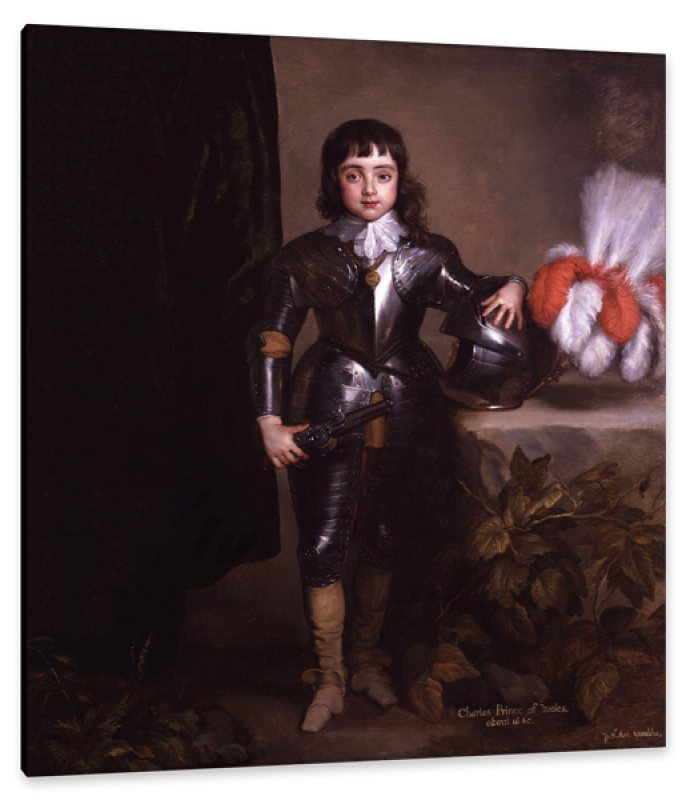 King Charles II painting, after Anthony Van Dyck