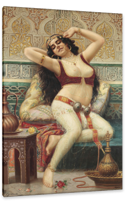 A Harem Beauty, c.1850, Oil on Canvas