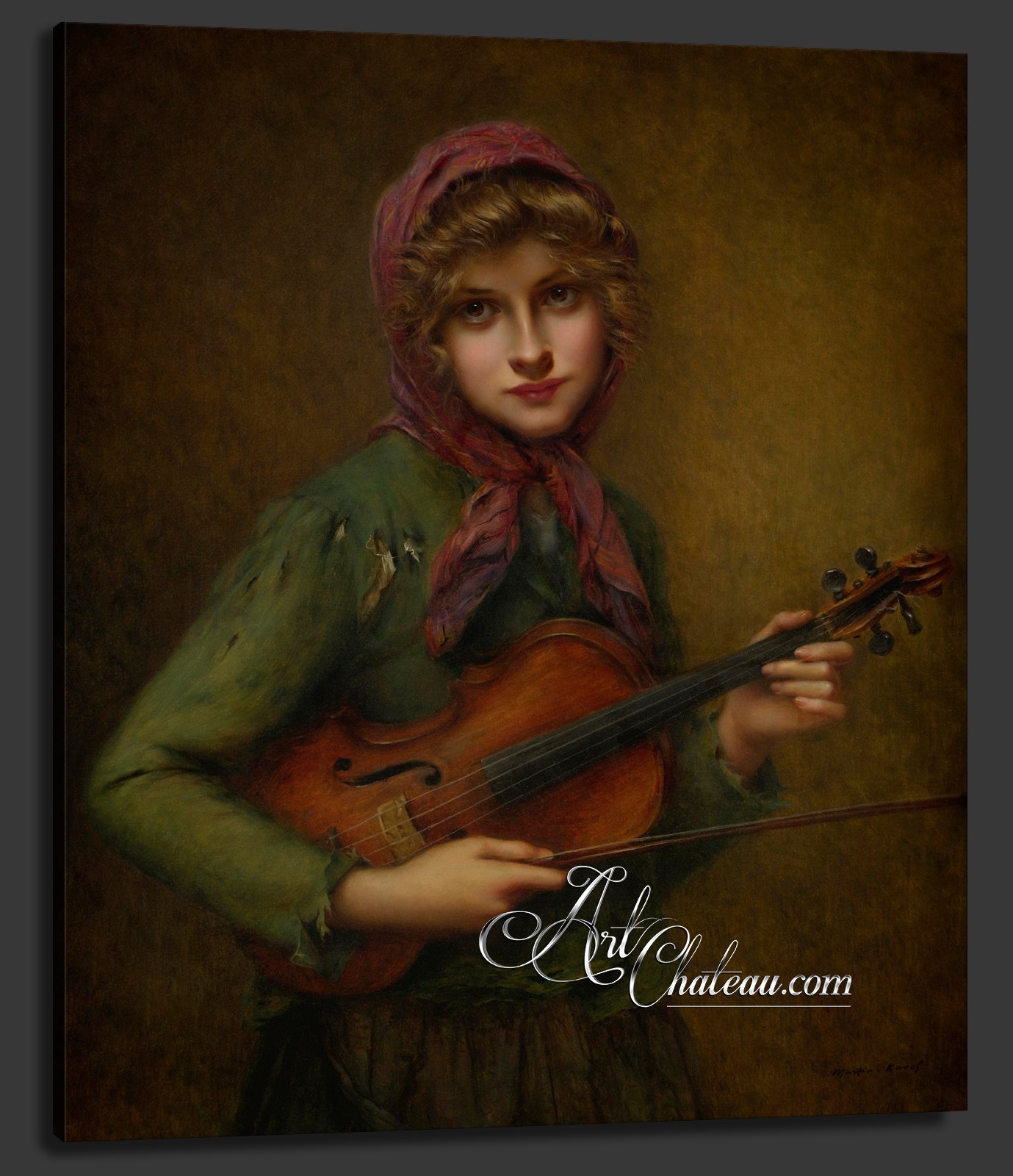 The Young Violinist, after Francois Martin-Kavel