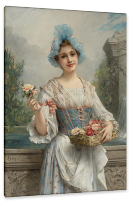 The Flower Girl, c.1880, Oil on Canvas