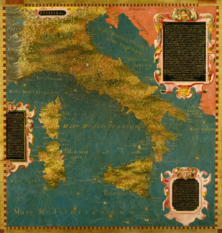 Italy and the Dalmatian Shore, c.1578, Oil Painting on Wood 