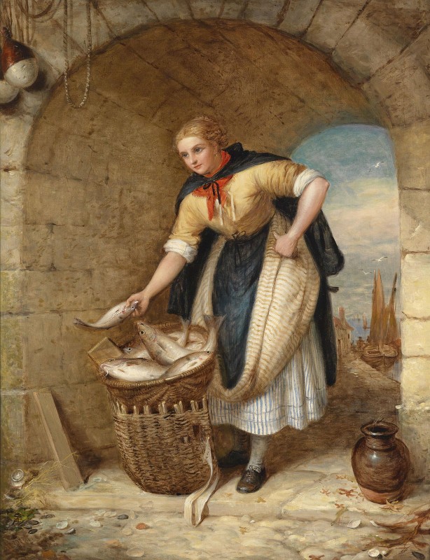 The Fish Seller, c.1882, Oil on Canvas