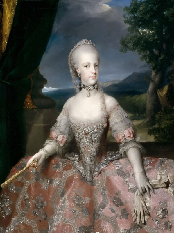 Portrait of Maria Carolina of Austria, c.1768, Oil on Canvas