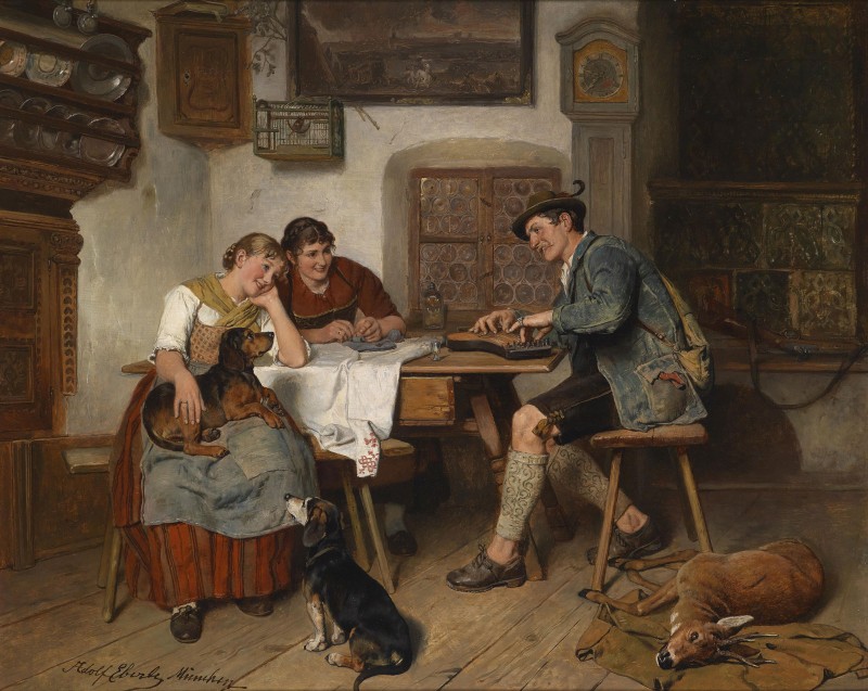 Musical Entertainment, c.1878, Oil on Canvas