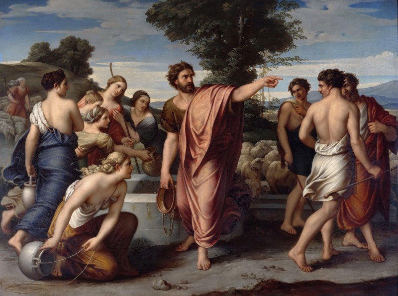 Moses at the Well, c.1828, Oil on Canvas