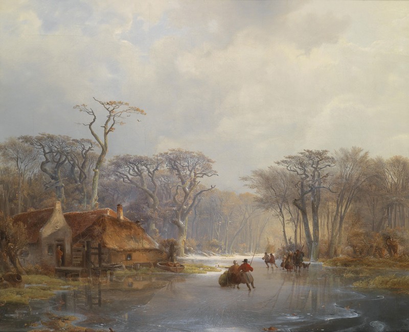Wintervergnügen, c.1843, Oil on Canvas