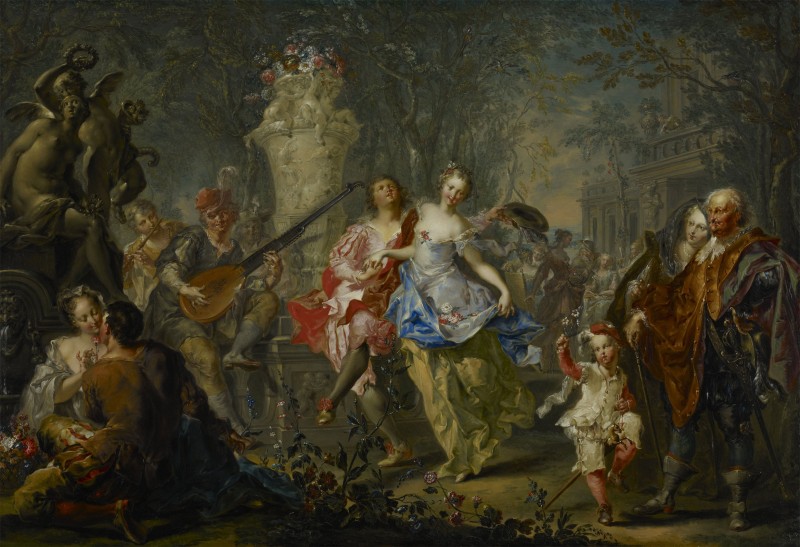 The Pleasures of the Spring Seasons, c.1730, Oil on Copper