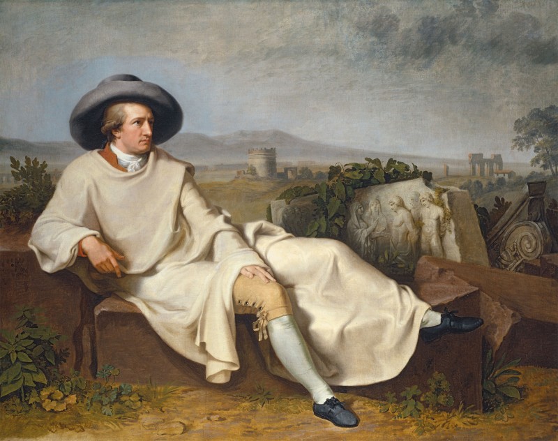 Goethe in the Roman Campagna, c.1787, Oil on Canvas
