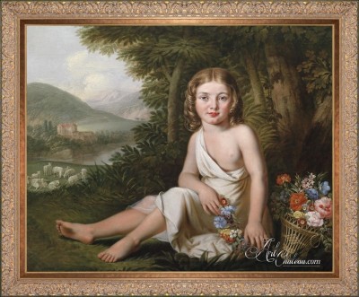 Portrait of a Young Girl, after Guermann von Bohn