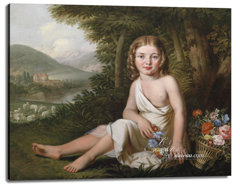 Portrait of a Young Girl, after Guermann von Bohn