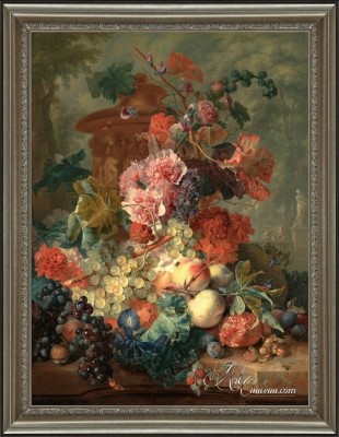 Garland of Flowers, after Abraham Mignon