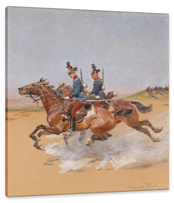 Austrian Kavallerist, c.1916, Oil on Canvas