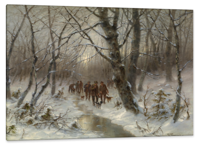 The Hunting Party, c.1910, Oil on Canvas