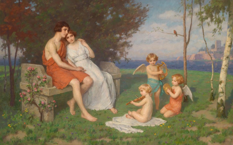The Lover, c.1900, Oil on Canvas