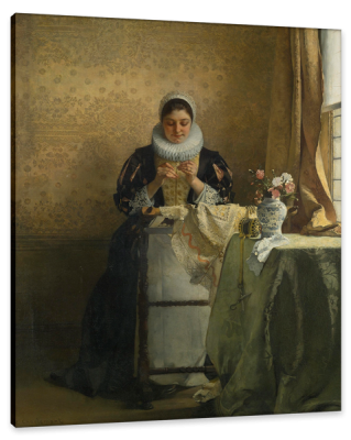 The Lace Maker, c.1884, Oil on Canvas