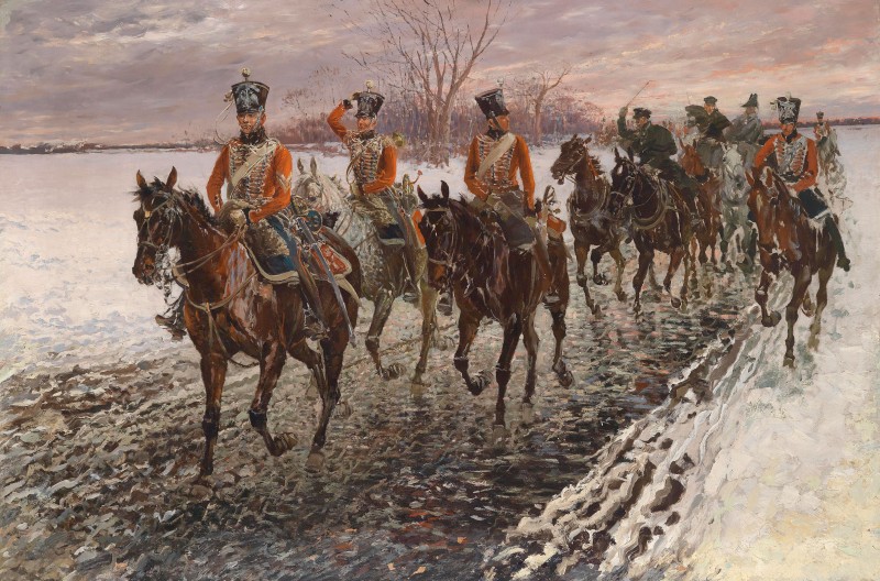 The Retreat from Moscow, c.1890, Oil on Canvas