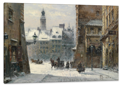 View of Krakow, c.1932, Oil on Canvas