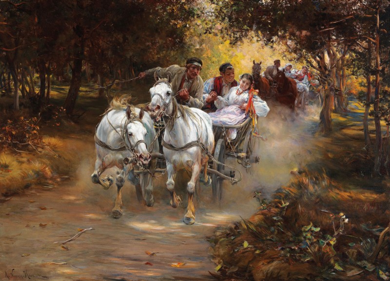 Country Wedding, c.1889, Oil on Canvas