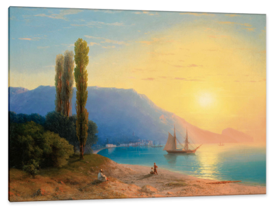 Sunset over Yalta, c.1861, Oil on Canvas