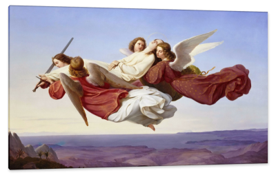 The Body of Saint Catherine of Alexandria Borne to Heaven by Angels, c.1880, Oil on Canvas