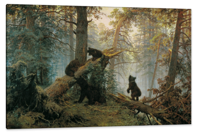 Morning in a Pine Forest, c.1886, Oil on Canvas