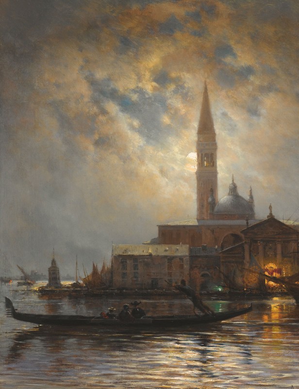 Venice by Moonlight, c.1880, Oil on Canvas