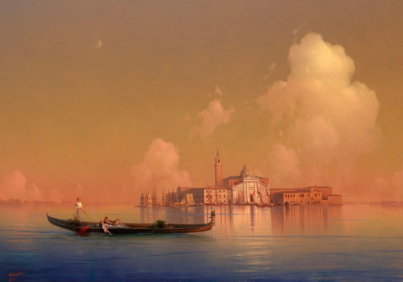 View of Venice, San Giorgio Maggiore, c.1851, Oil on Canvas