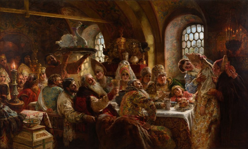 A Boyar Wedding Feast, c.1883, Oil on Canvas