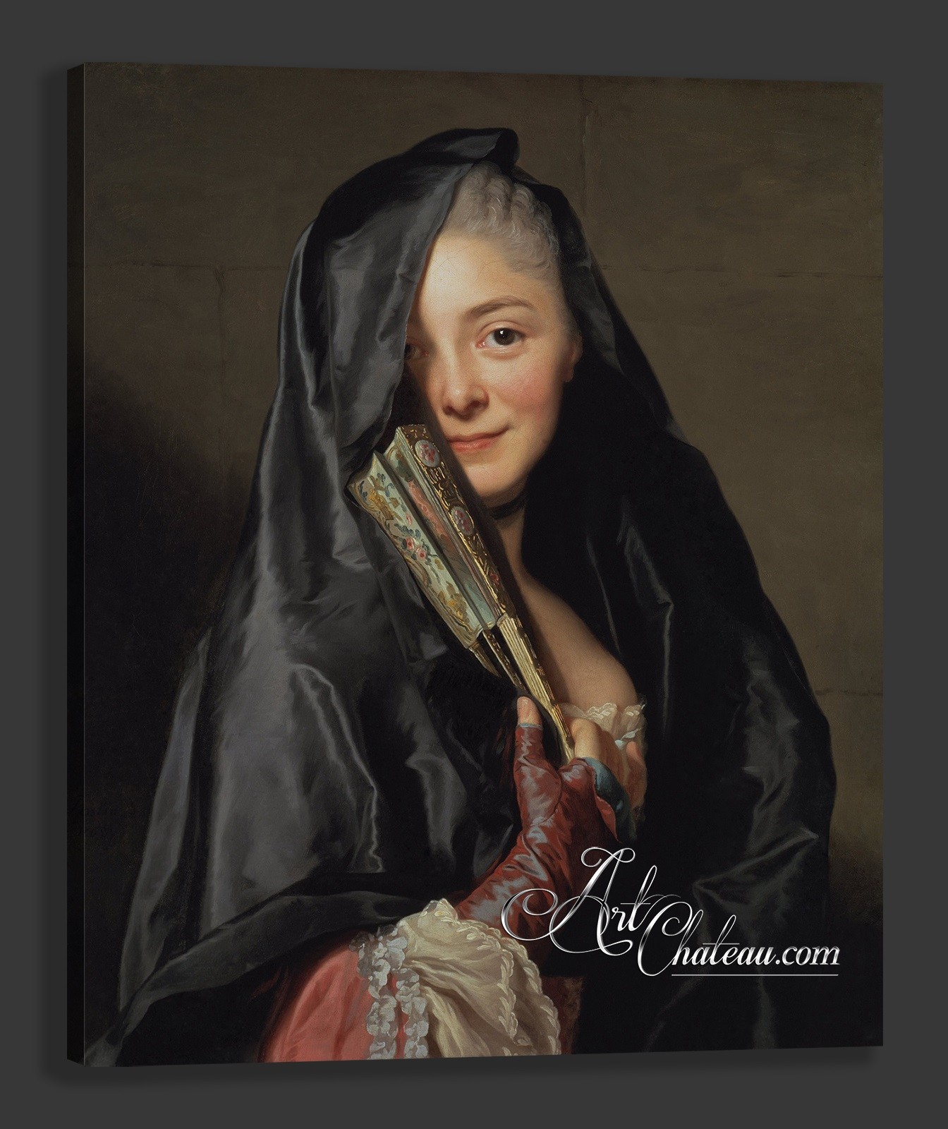 Lady with the Veil, after Swedish artist Alexander Roslin