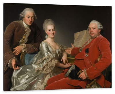 Portrait of John Jennings and his Brother with Sister-in-Law, c.1769, Oil on Canvas