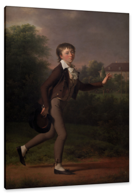 Running boy, Marcus Holst von Schmidten, c.1802, Oil on Canvas