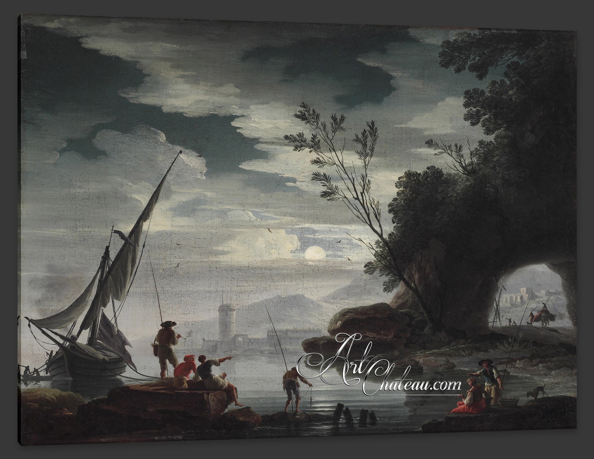 Mediterranean Landscape, after Charles De Lacroix