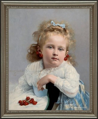 Cherries, after Jules Emile Santin