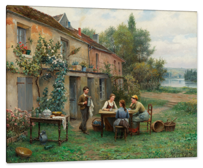 Afternoon in Poissy, c.1900, Oil on Canvas