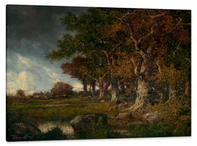 The Edge of the Forest at Les Monts, c.1868, Oil on Canvas