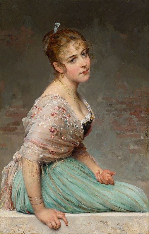 Contemplation, c.1900, Oil on Canvas