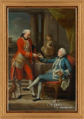 Sir Sampson Gideon and Companion, after Pompeo Batoni 